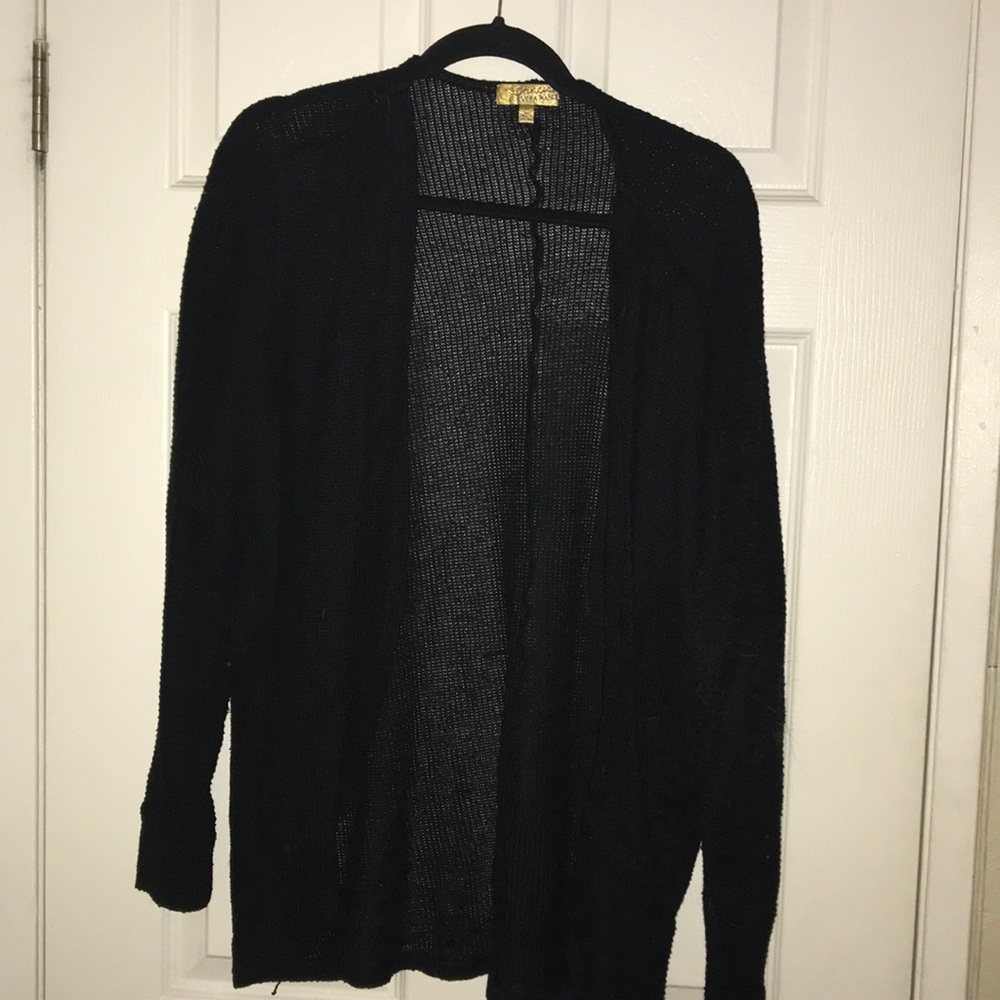 Black cardigan